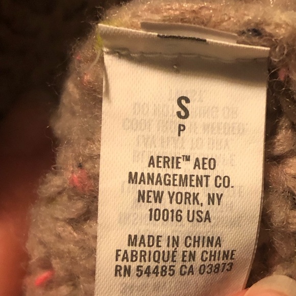 Aerie hooded confetti sweater - Picture 4 of 5